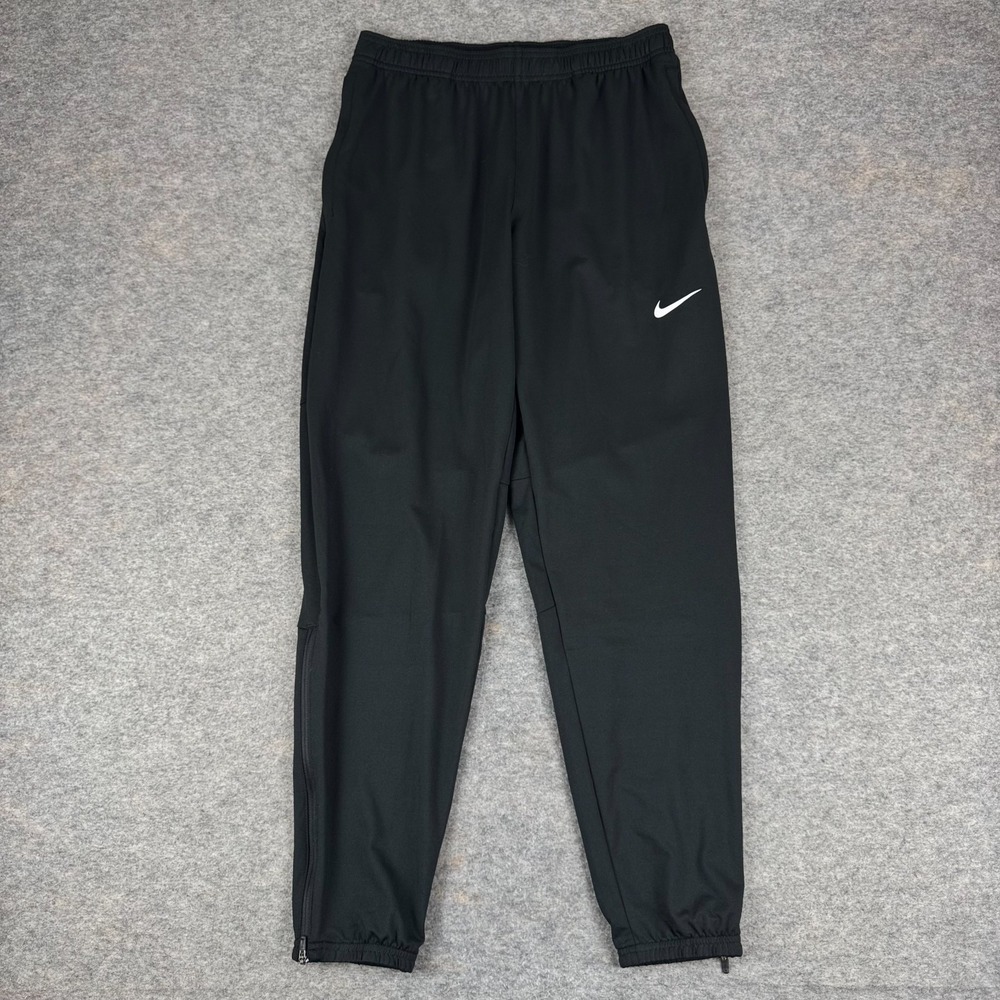 Nike Dri Fit Element Running Pants 28" Pockets Black Mens Small S